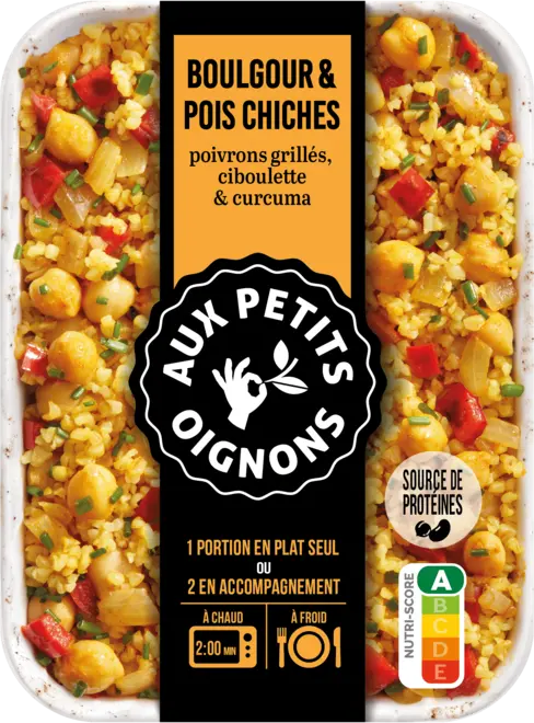 Aux Petits Oignons - boulgour pois chiches