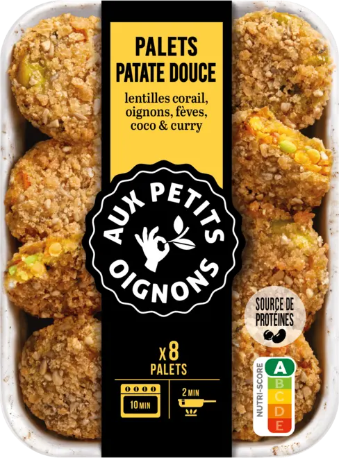 Aux Petits Oignons - palets patate douce 